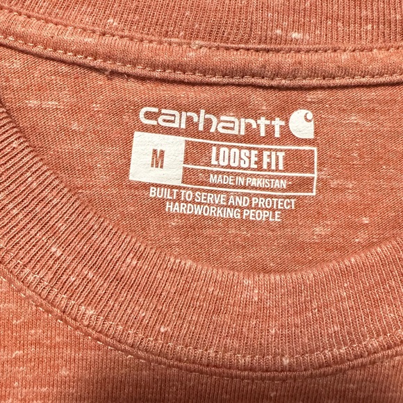 Carhartt K87 Tshirt Salmon Pink Medium - Picture 4 of 5